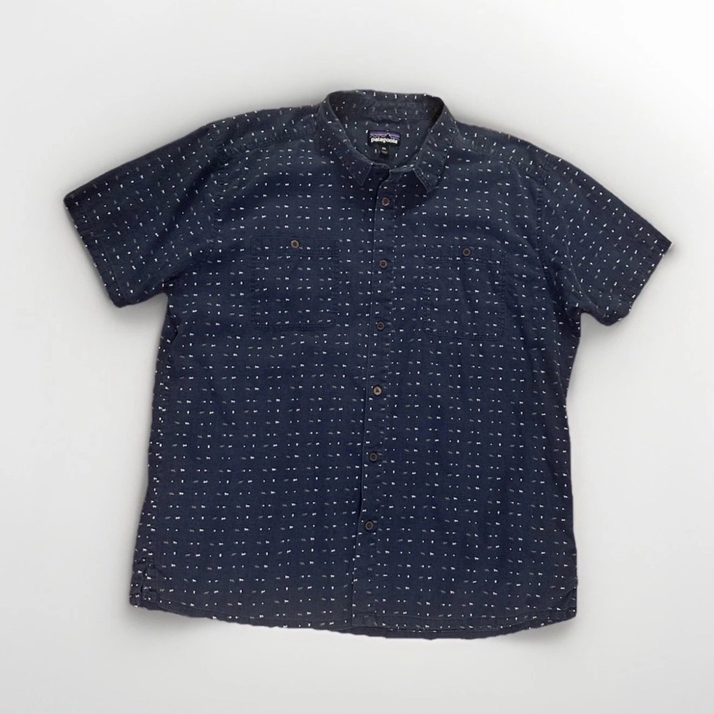Patagonia Men's Polo Shirt Vintage Collared Size XXL